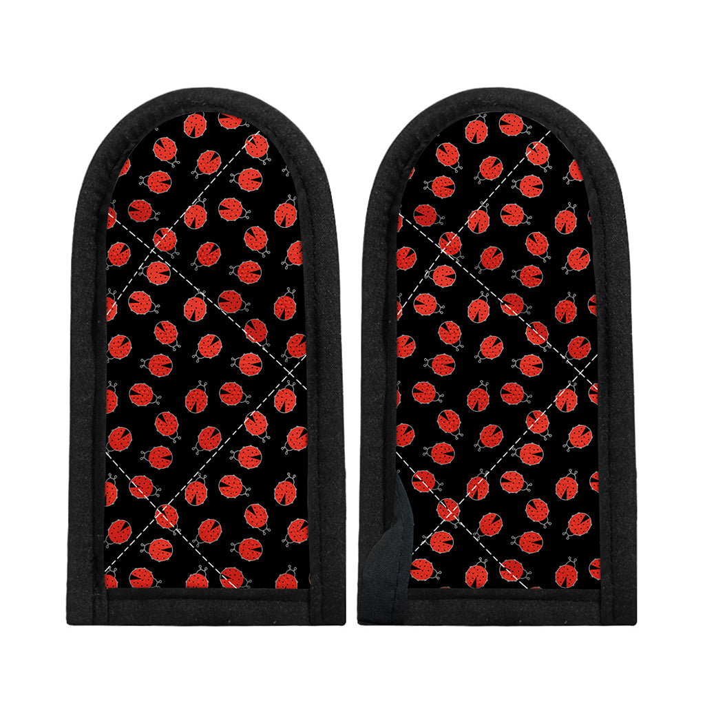 Cute Ladybird Pattern Print Skillet Handle Cover