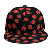 Cute Ladybird Pattern Print Snapback Cap