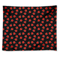 Cute Ladybird Pattern Print Tapestry