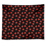Cute Ladybird Pattern Print Tapestry
