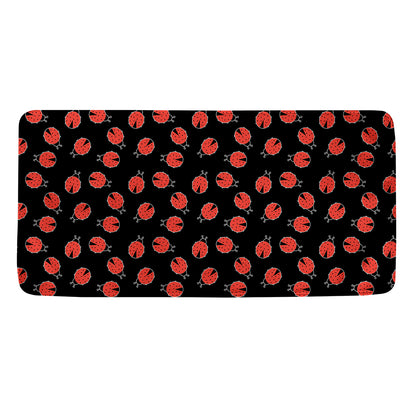 Cute Ladybird Pattern Print Towel