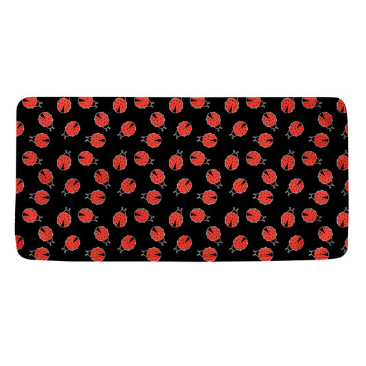 Cute Ladybird Pattern Print Towel