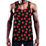 Cute Ladybird Pattern Print Training Tank Top