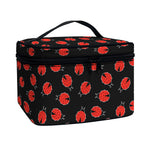 Cute Ladybird Pattern Print Travel Makeup Bag