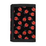 Cute Ladybird Pattern Print Trifold Wallet