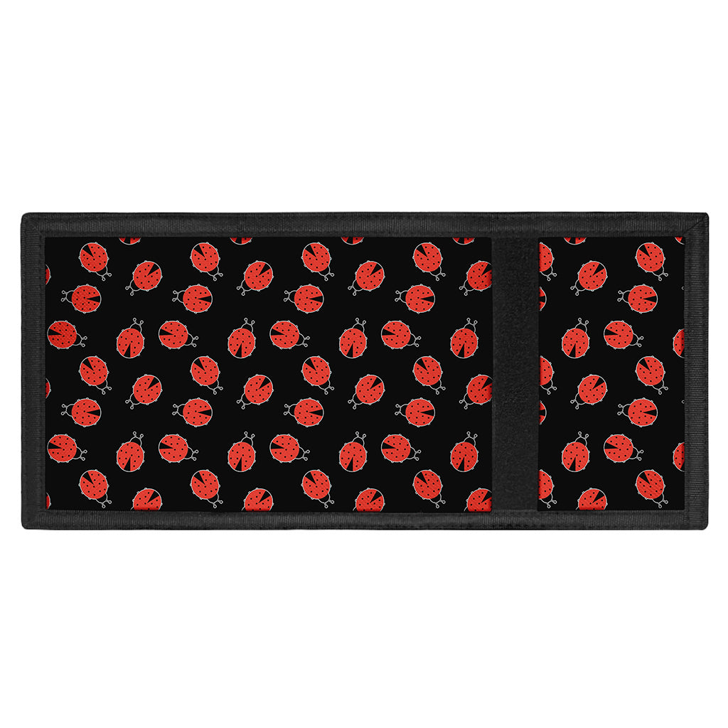 Cute Ladybird Pattern Print Trifold Wallet