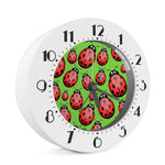 Cute Ladybug Pattern Print Alarm Clock