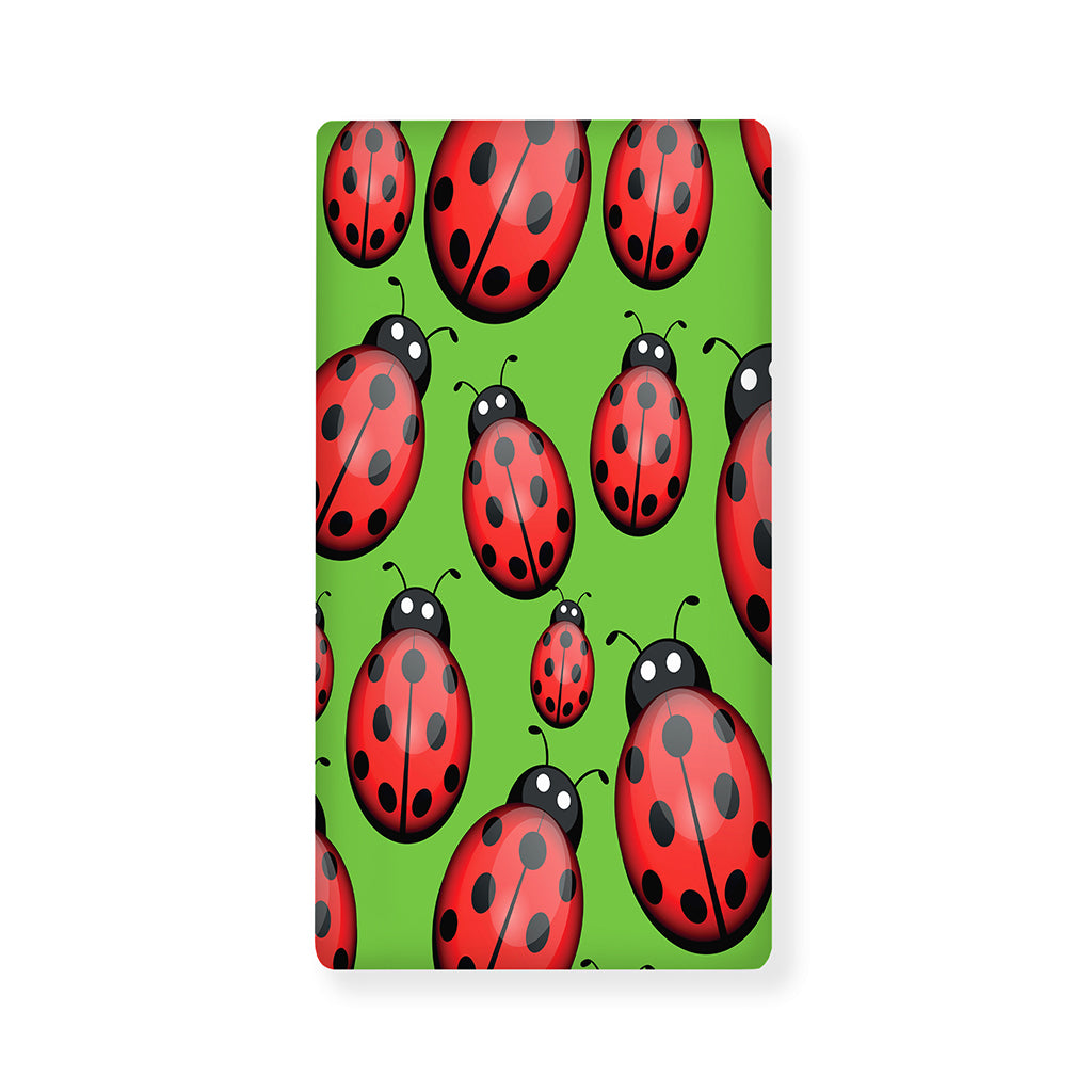 Cute Ladybug Pattern Print Baby Crib Sheet