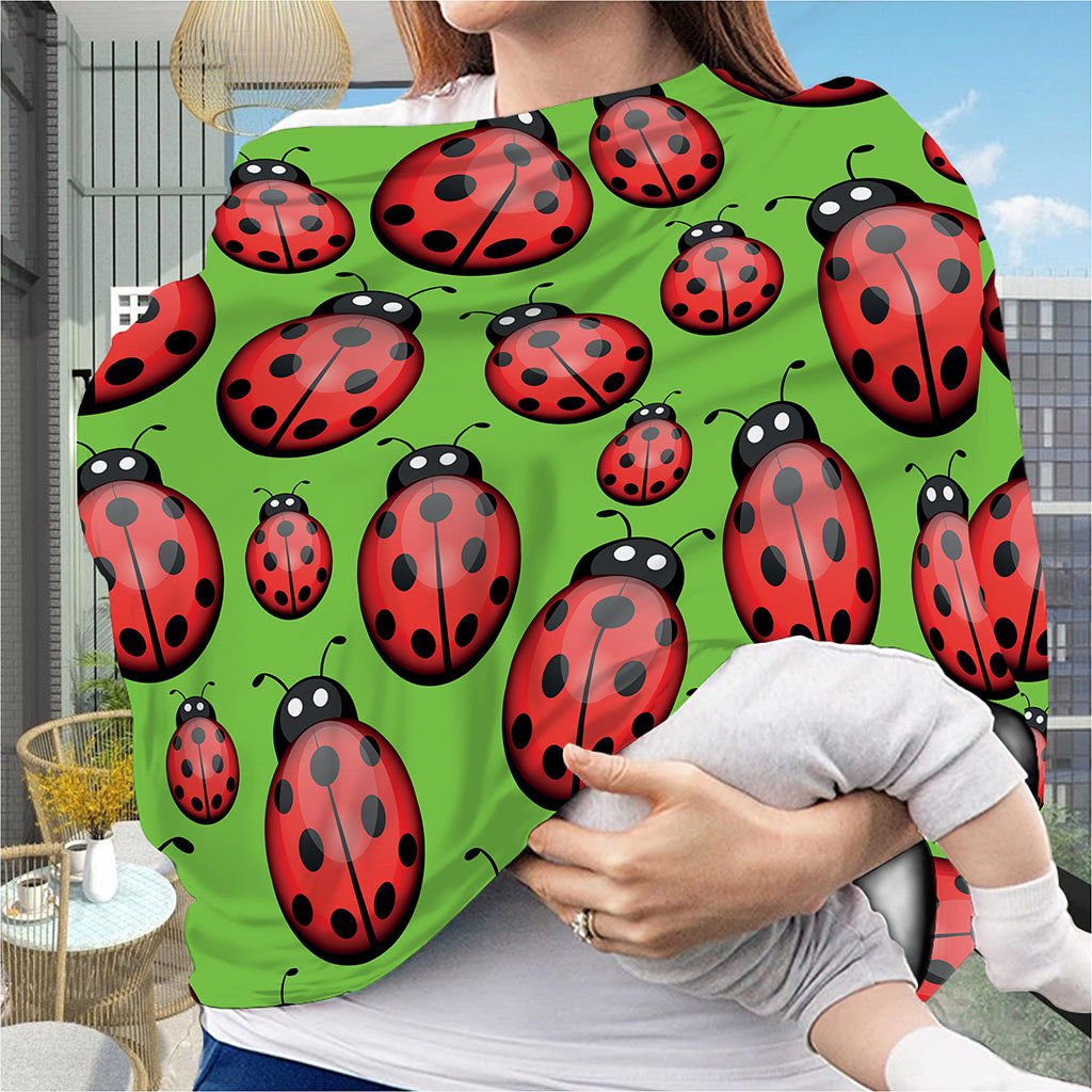 Cute Ladybug Pattern Print Baby Seat Cover