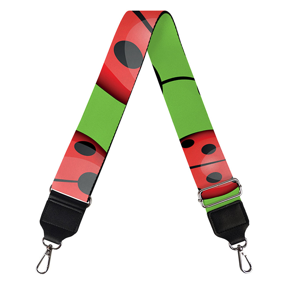 Cute Ladybug Pattern Print Bag Strap