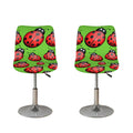 Cute Ladybug Pattern Print Bar Stool Covers