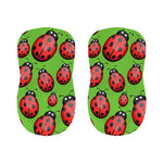 Cute Ladybug Pattern Print Bar Stool Covers