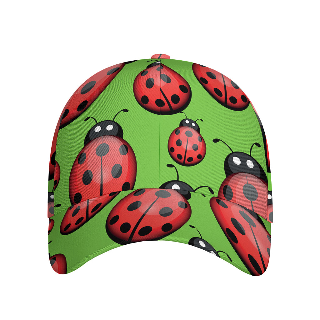 Cute Ladybug Pattern Print Baseball Cap