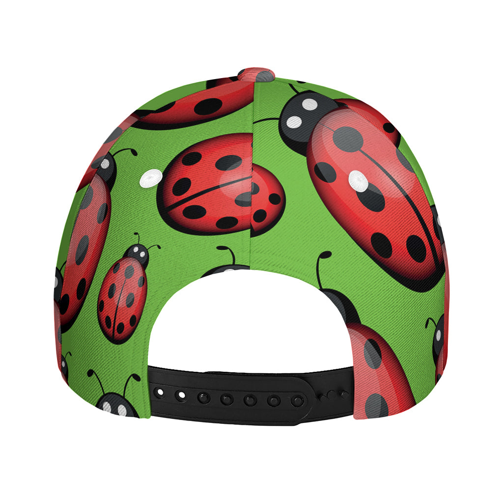 Cute Ladybug Pattern Print Baseball Cap
