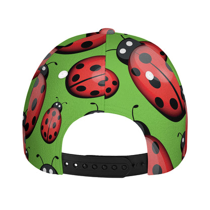 Cute Ladybug Pattern Print Baseball Cap