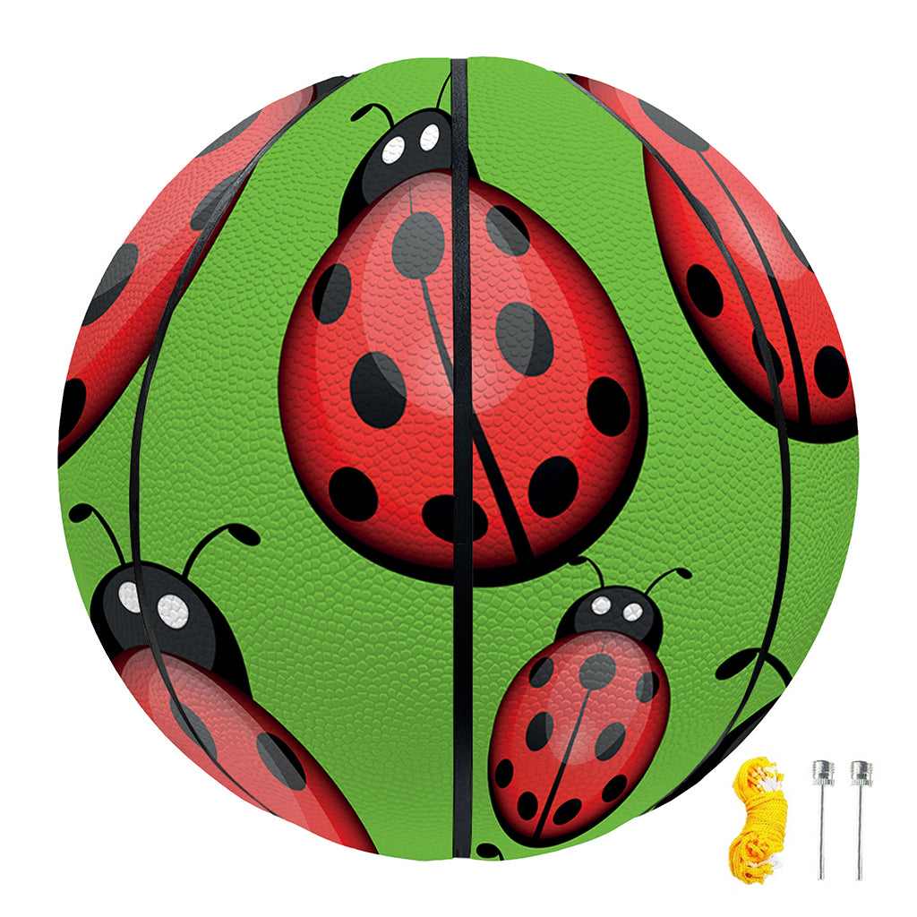 Cute Ladybug Pattern Print Basketball