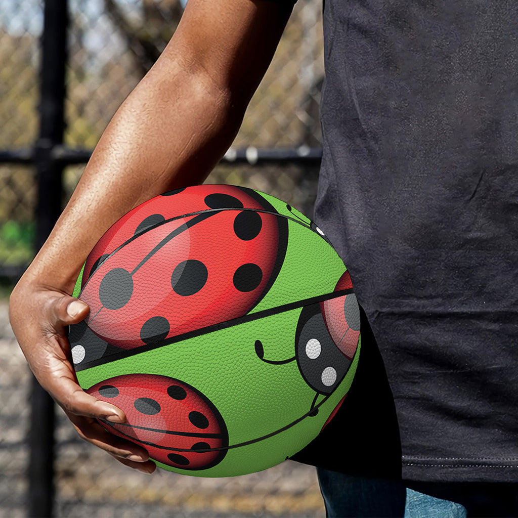 Cute Ladybug Pattern Print Basketball