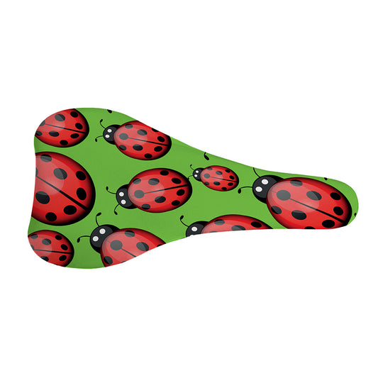 Cute Ladybug Pattern Print Bicycle Seat Cover