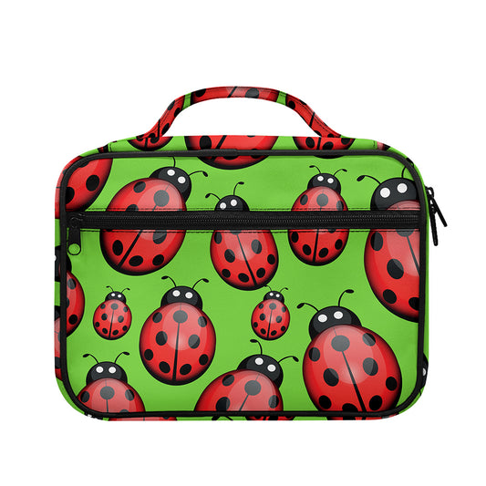 Cute Ladybug Pattern Print Briefcase Bible Bag