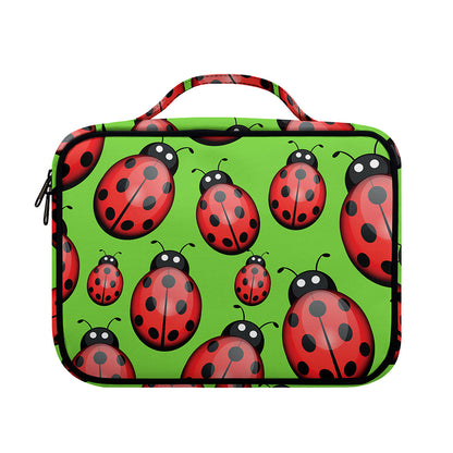 Cute Ladybug Pattern Print Briefcase Bible Bag