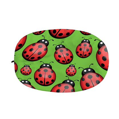 Cute Ladybug Pattern Print Car Side Mirror Covers