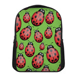 Cute Ladybug Pattern Print Casual Backpack