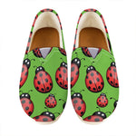 Cute Ladybug Pattern Print Casual Shoes