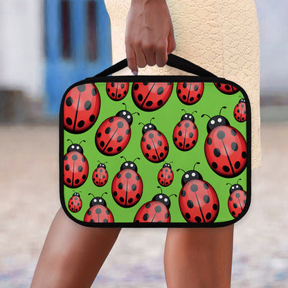 Cute Ladybug Pattern Print Classic Bible Case