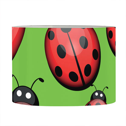 Cute Ladybug Pattern Print Drum Lamp Shade