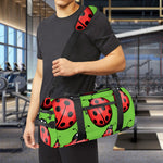Cute Ladybug Pattern Print Gym Bag