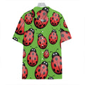 Cute Ladybug Pattern Print Hawaiian Shirt