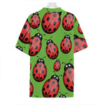 Cute Ladybug Pattern Print Hawaiian Shirt
