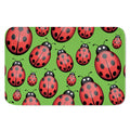 Cute Ladybug Pattern Print Indoor Door Mat
