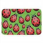 Cute Ladybug Pattern Print Indoor Door Mat