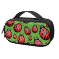 Cute Ladybug Pattern Print Portable Cooler Travel Case