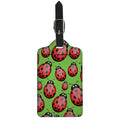 Cute Ladybug Pattern Print Luggage Tag