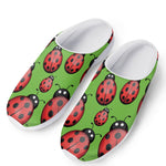 Cute Ladybug Pattern Print Mesh Casual Shoes