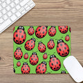 Cute Ladybug Pattern Print Mouse Pad