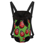 Cute Ladybug Pattern Print Pet Carrier Backpack