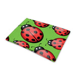 Cute Ladybug Pattern Print Pet Cooling Mat Cover