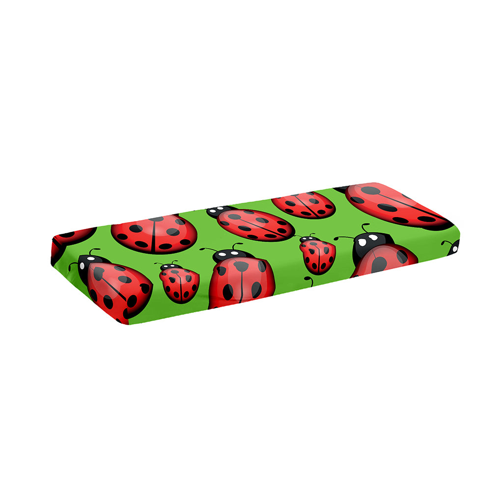Cute Ladybug Pattern Print Piano Keyboard Cover