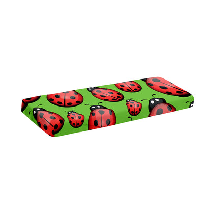 Cute Ladybug Pattern Print Piano Keyboard Cover