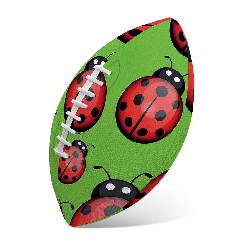 Cute Ladybug Pattern Print Rugby Ball
