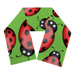 Cute Ladybug Pattern Print Scarf