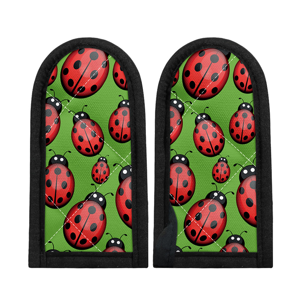 Cute Ladybug Pattern Print Skillet Handle Cover