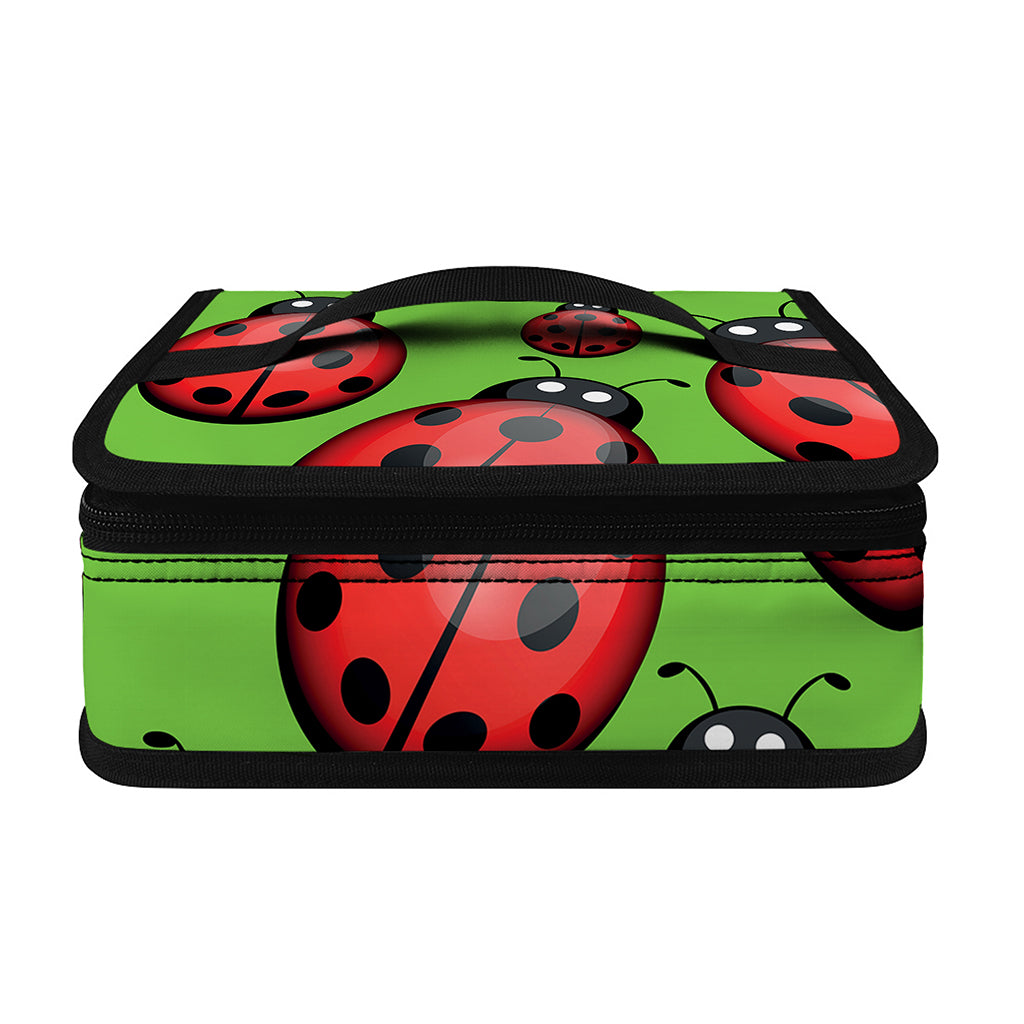 Cute Ladybug Pattern Print Small Lunch Bag