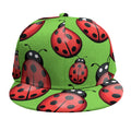 Cute Ladybug Pattern Print Snapback Cap
