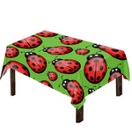 Cute Ladybug Pattern Print Tablecloth