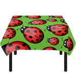 Cute Ladybug Pattern Print Tablecloth