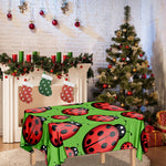 Cute Ladybug Pattern Print Tablecloth